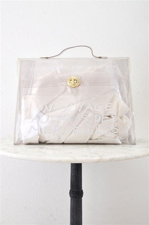 buy hermes pochette|hermes transparent bag.